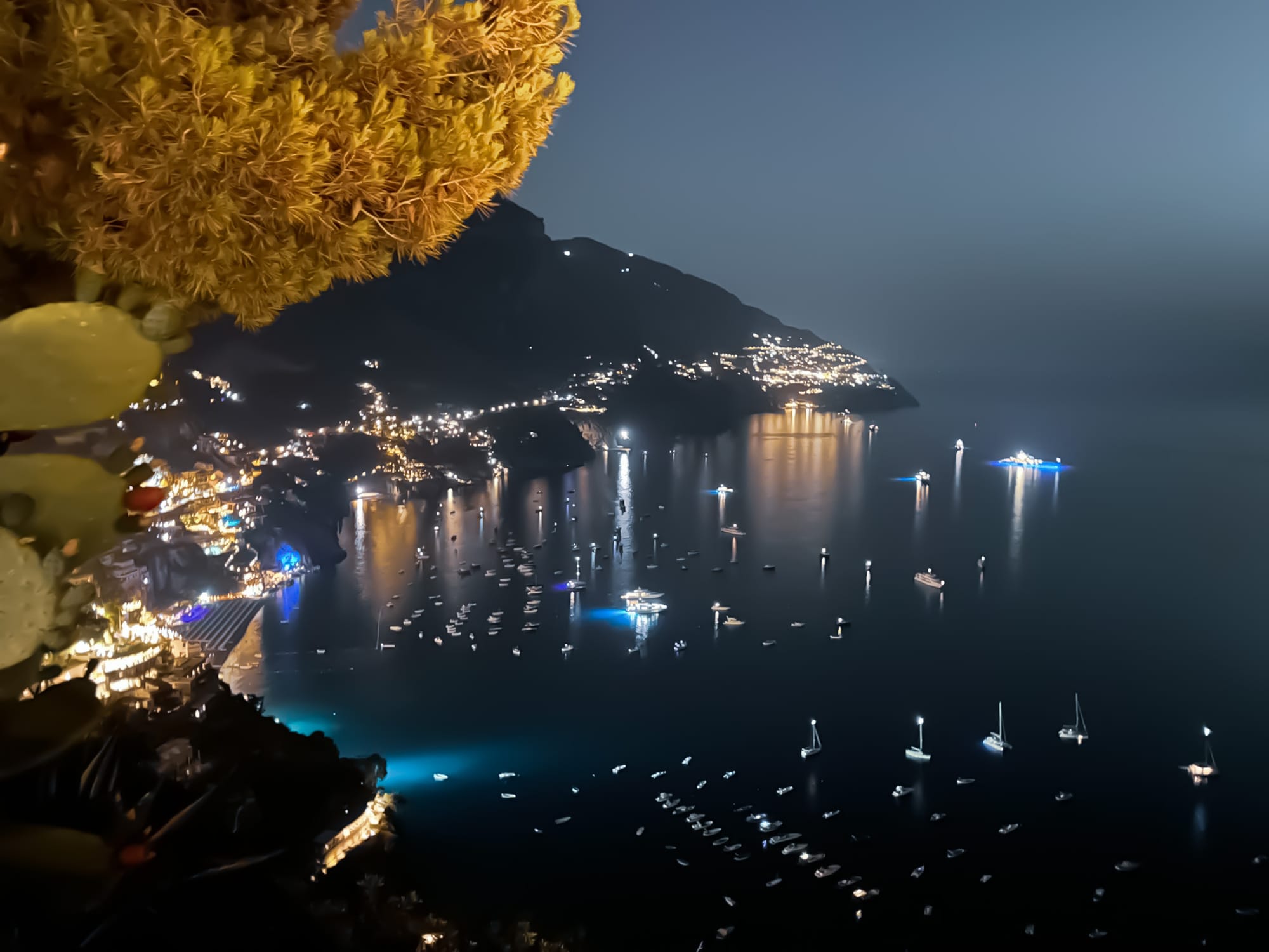 Positano from Hotel Le Agavi